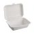 Import Biodegradable 3-com take away paper bio food container clamshell package from China