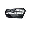 Black chrome grey color car front bumper face lift grille for audi SQ5 front grille mesh design ABS materialmodified parts