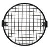 Black Metal Headlight Mesh Grill Motorcycle Headlamp Grid Cover for Harley