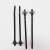 Import Black Winged Push Mount Cable Ties With Arrowhead from China