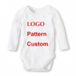 Blank baby clothes onesie bebes kids 100% cotton long sleeve baby boys girls rompers newborn baby bodysuits ropa bebe