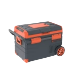 BLIZZ E-G35W Mini Fridge Build-in Battery Car Refrigerator DC Compressor Electric Cooler 12v Portable Solar Car Fridge