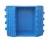 Import blue nilkamal stackable shipping logistic plastic crate wholesale price moving storage pallet box turnover with lid manufacturer from China