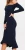 Import Bodycon Off Shoulder Women Navy Midi Party Cocktail Dresses from China