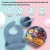 Import BPA Free Silicone Baby Bib Spoon Suction Plate Bowl Set from China