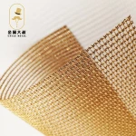 Building metal decorative mesh  villa decorative mesh curtain restaurant hotel ceiling decorative mesh curtain wall isolation