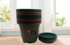 Bulk grden best choice tall plastic large size gallon flower pots garden pots for nursery plants