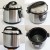 Import Button Type Commercial Aluminum Alloy Electric Pressure Cooker from China