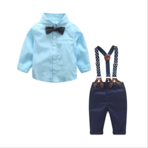 c10137a autumn children clothing set kids overalls boys long sleeve shirts