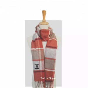 Cable Acrylic Knit Oem Custom Warm Winter for Men Women Scarves