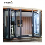 California architectural residential project storefront commercial thermal break aluminum glass folding doors