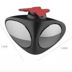 Car Blind Spot Wide Angle Mirror 360 Rotation Adjustable Convex Rear View Mirror