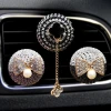 Car Decoration Perfumes Clip Shape Diamond perfume car air freshener essential car oil diffuser Lucky ball