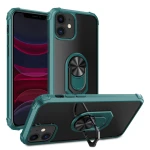 Car Magnetic Function Ring Holder Shockproof Corner PC TPU Kickstand phone Cover Case For iPhone 12/12 pro/12pro max