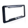Carbon frame/Steel/Plastic/Zinc Alloy/Aluminum Blank Black License Plate Frame For Car