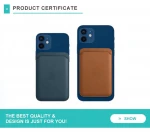 card holder phone wallet phone case magnetic mobile phone accessories PU leather ID card holder