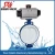 Import Cast Iron 4 inch PTFE seal Wafer type Pneumatic Butterfly Valve with CAD Drawing from China