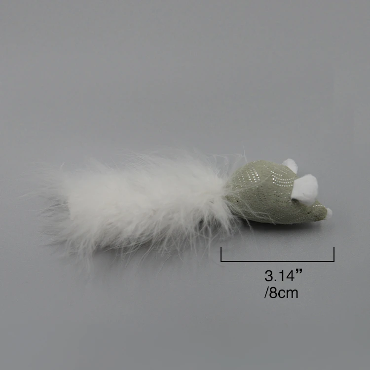 Catnip Feather Tail  Fancy Animals Shape Professional Manufacture Design Crinkle Cat Toy