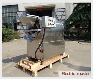 CE certified industrial coffee corn peanut roaster/cocoa bean roasting machine