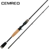 CEMREO China Wholesale Carbon Casting Fishing Rod 1.8m 2.1m 2.4m 2 Section Double Tips