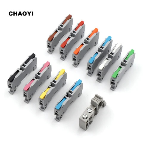 Buy Chaoyi Fast Connect Terminal Block Connector Easy Connection ...