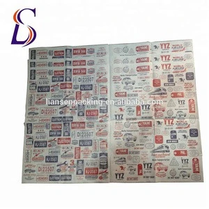 Cheap custom double side pattern printed newsprint paper for advertisement