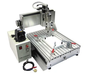 Cheap mini rotary cnc router spindle motor parts pcb wood metal cutting machine