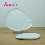Cheap modern bulk custom printed cheap ceramic plates wholesale