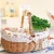 Import Cheap, practical vegetable wicker basket with cross hands from China