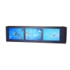 Cheap price 4.3 inch 3 screen outdoor lcd vending machine floor standing advertising screen with paper frame
