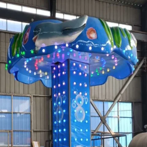 Buy Cheap Price Attraction Amusement Park Kids Rotary Mini Drop Tower ...