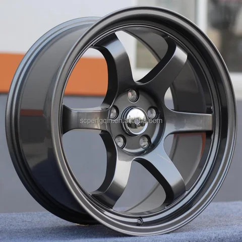 cheap price te37 alloy other auto monoblock passenger racing car wheels car aluminium rims rines hubs 5x114.3 18 inch wheels
