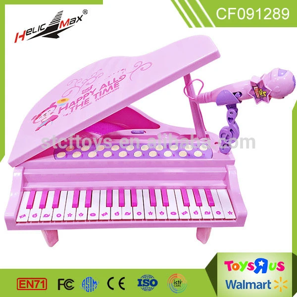 children leaning musical Instruments electronic organ with microphone piano toys for girl