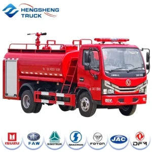 China 5000L 8000L Water Foam Fire Rescue Truck Ladder Fire Truck with Firefighting Equipment