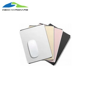 China best supplier OEM CNC customized logo aluminum Mouse Pad