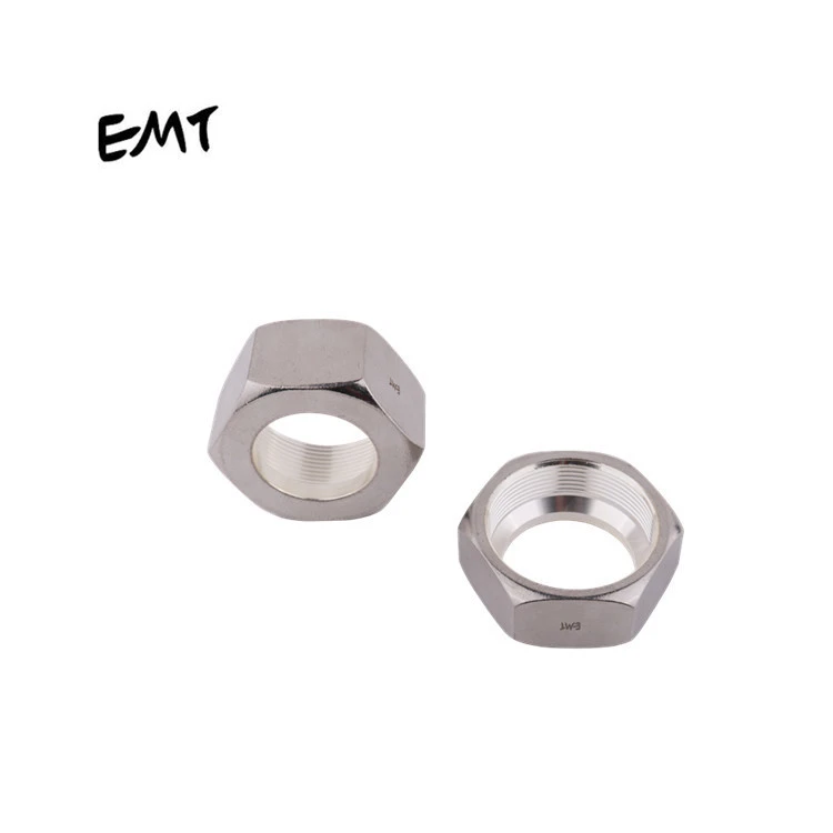 China factory Stainless Steel 304 , 316L Hexagon Nut with Sliver Coated DIN