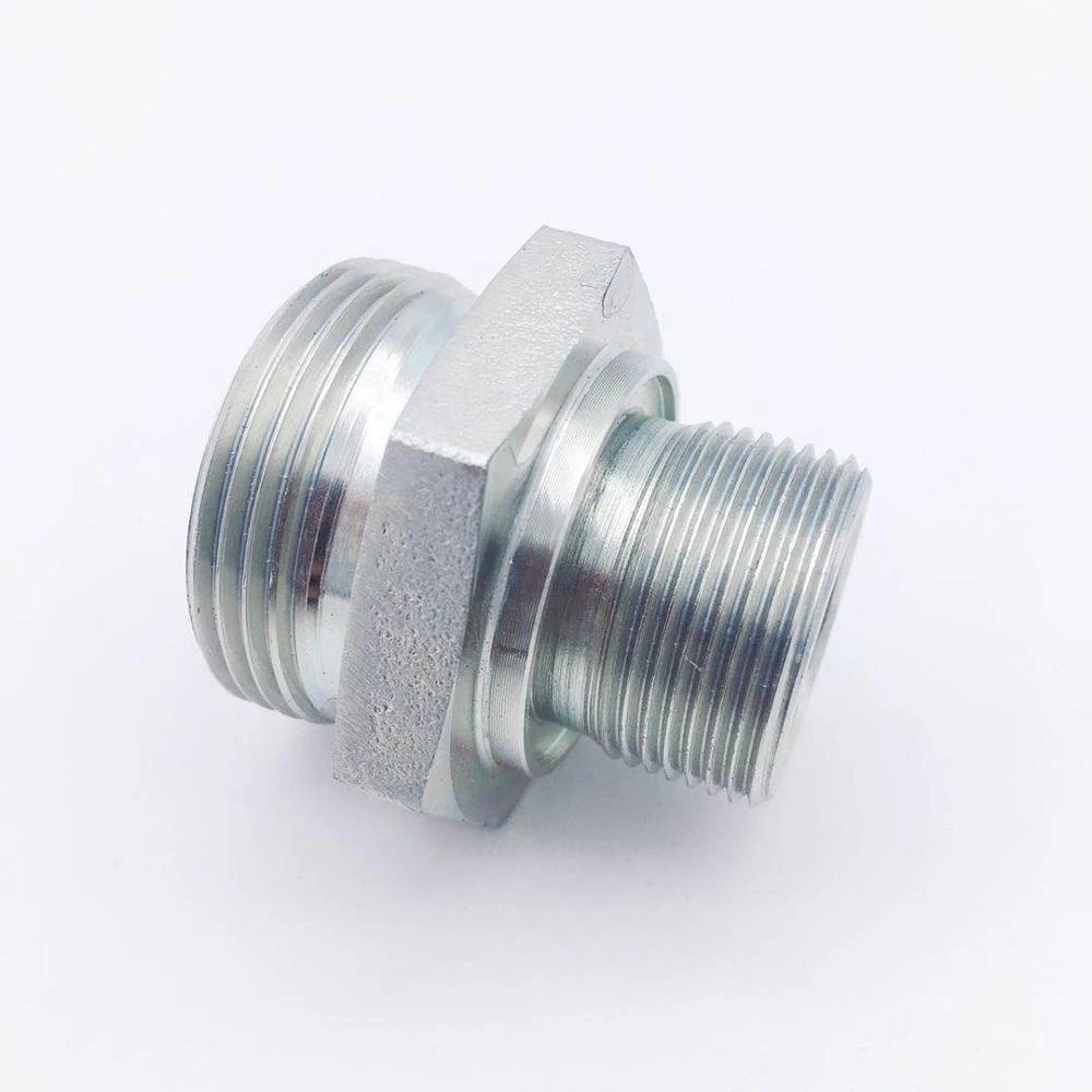 China fitting QHH3733.2 carbon steel straight fittings male connector for railway locomotive
