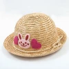 China manufacture custom Summer Panama raffia Kid straw Hat