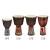 China Manufacture Wholesale Mahogany African 12&quot; Djembe Drum Percussion Instrument