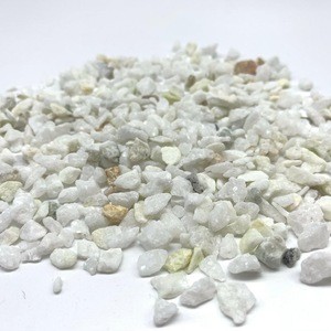 China natural snow white pebble stone for driveway, patio and garden
