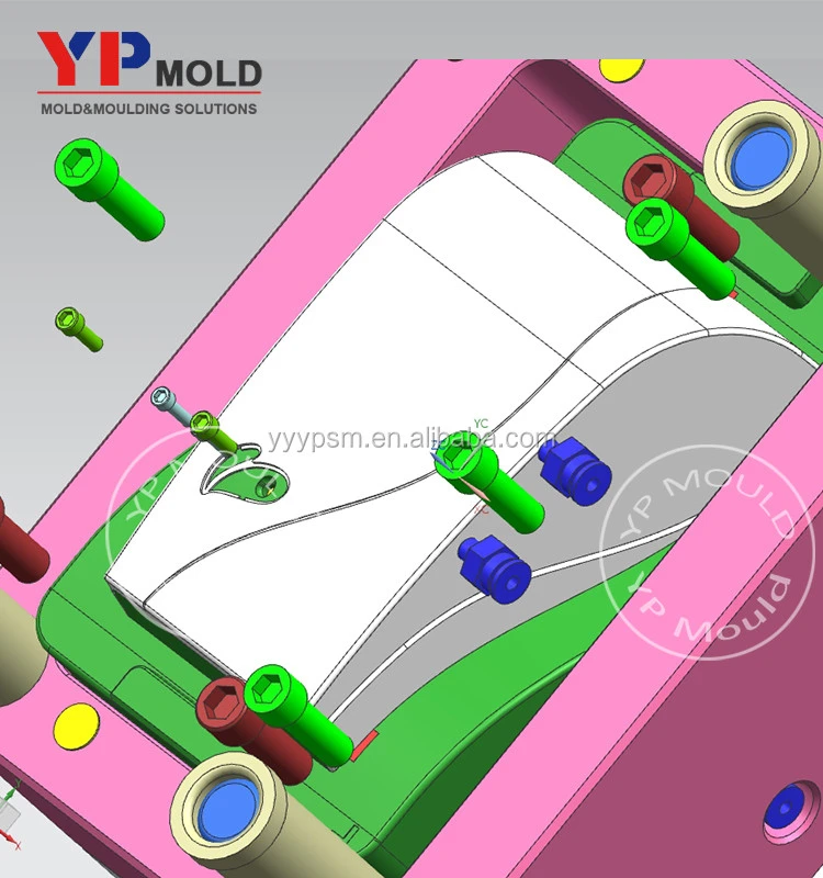 china plastic injection mould tooling factory custom printed tissue box