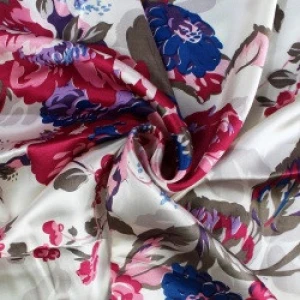 China real silk nontoxic 100 pure nature silk mulberr  16mm silk crepe fabric custom printed