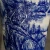 Import China style blue and white ceramic floor porcelain vase from China