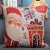 Import China supplier linen fabric print 3d Christmas cushion filling with fiber from China