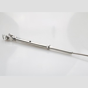 china supplier new glass balustrade stainless steel 316 cable railing turnbuckle