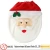 Import China supplier shop cheap santa design felt christmas toilet seat cover for bathroom set from China