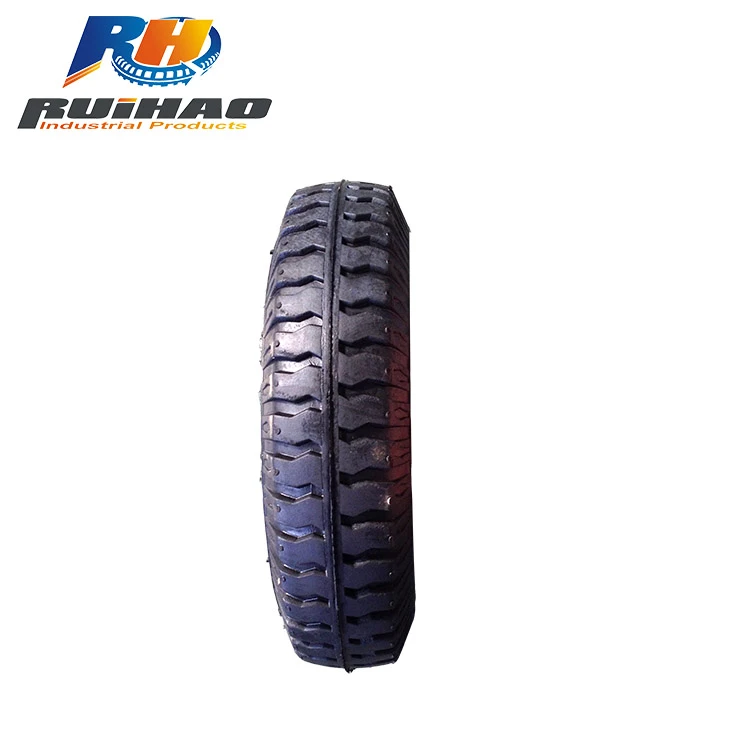 China Supplier With Steel/Plastic Rim Wheel Barrow Tire 250-4