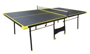 China supply table tennis table indoor ping pong table indoor with easy attach and net set