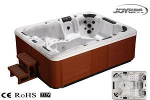 China top sales 6 person massage spa outdoor whirlpool hot tub