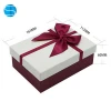 Christmas surprise Hot Sale Customized Size Paper Cosmetic Box With Ribbon Butterfly luxury
